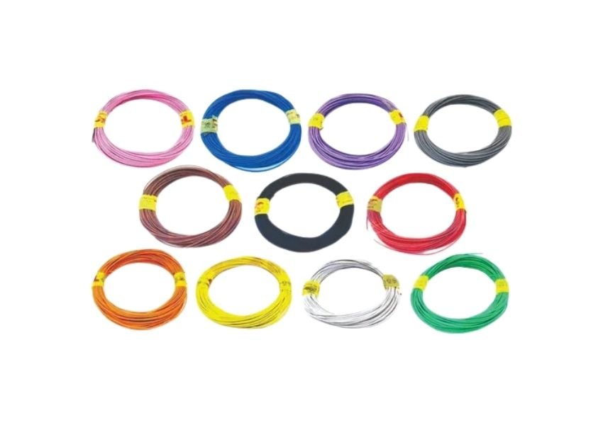 Fio cabinho flexível para instalação elétrica automotiva