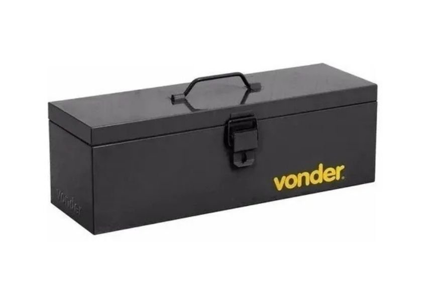 Caixa metálica Vonder para ferramentas de instalador de rastreador veicular