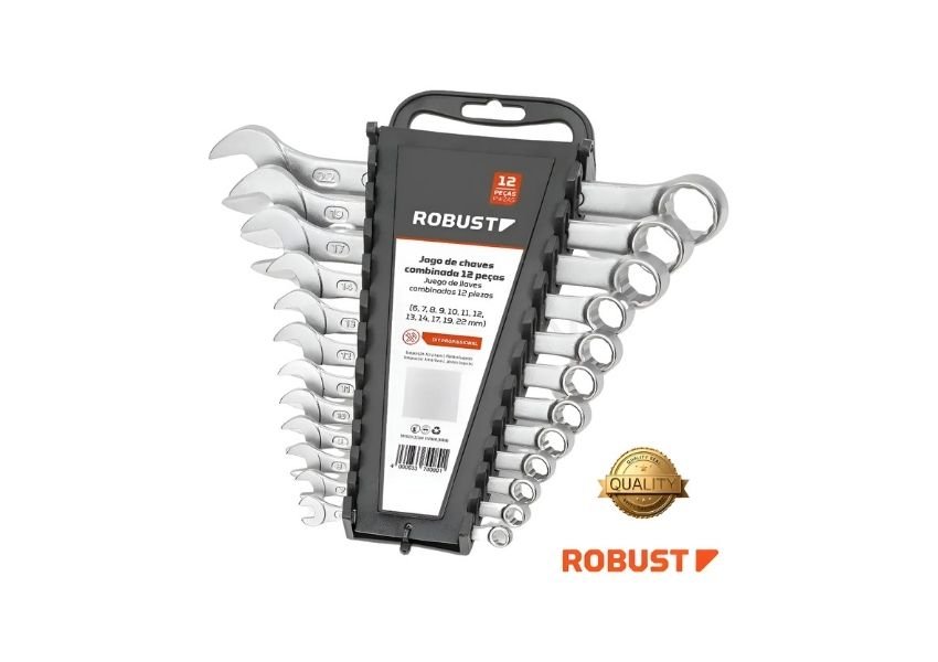 Jogo de chaves combinadas Robust para uso automotivo