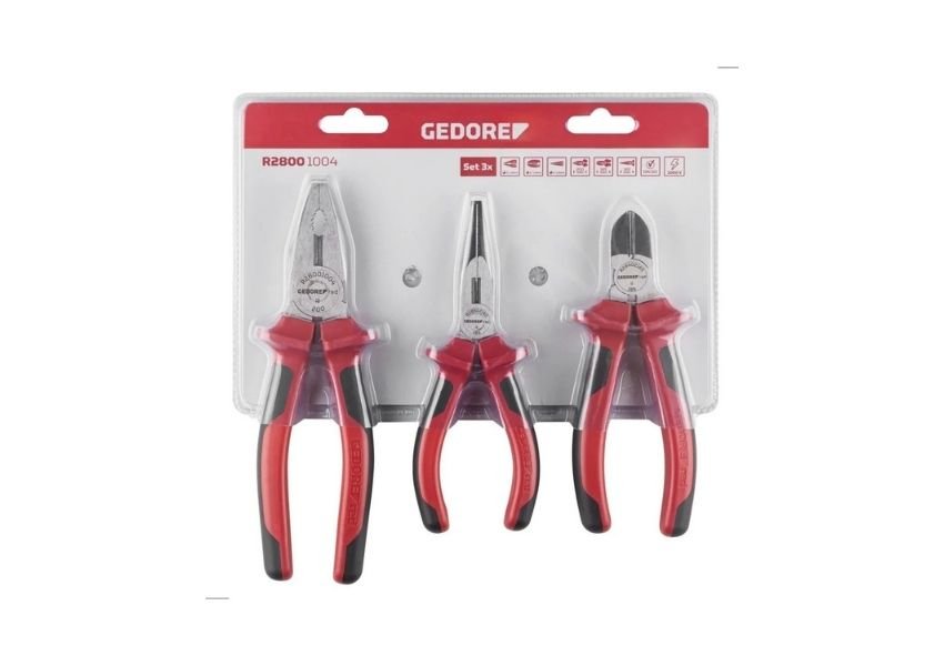 Kit de alicates Gedore para eletricista automotivo